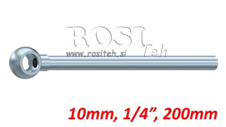 METALNA CIJEV BANJO 10mm 1/4 200mm