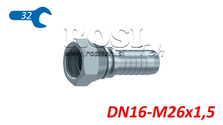 HYDRAULIC FITTING BSP FEMALE DN16-M26X1,5