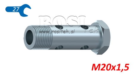 HIDRAULIKUS DUPLA FURATCSAVAR M20x1,5