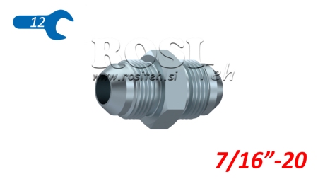 HYDRAULICZNY ZAWÓR PODWÓJNY JIC74° 7/16”-20 7/16”-20