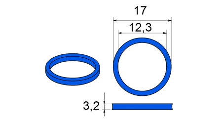 VEDAÇÃO PARA CONECTOR MULTI-FASTER 3/8 PARTE MÓVEL