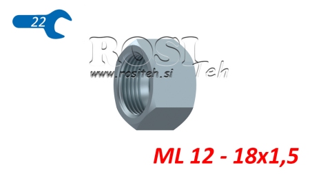 HYDRAULIKMUTTER ML 12 - 18x1,5