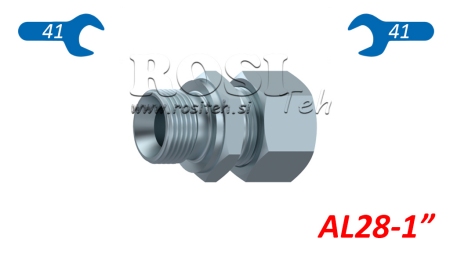 HIDRAULIKUS KÉTCSAVAROS CSATLAKOZÓ ANYÁVAL AL28-BSP1