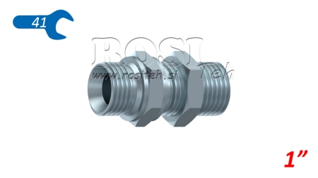 HIDRAULIKUS FALÁTVEZETŐ KETTŐS CSATLAKOZÓ BSP 1