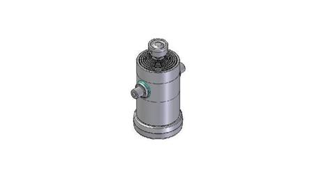 9013S - TELESCOPIC CYLINDER STANDARD/BALL 9 STAGES STROKE 2960 DIAMETER 240