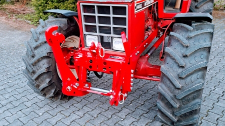 UNIVERSAL KIT FRONT HYDRAULICS 2KAT FOR TRACTOR 1500KG - RED (RAL 3000)