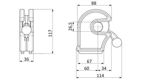 PÓTKOCSI OLDAL BEZÁRÓ TIP BLOCO FEMALE