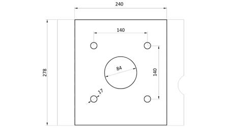 CHYTAČ KAMENÍ BSG 400 TG 1000 kg - 1100 mm