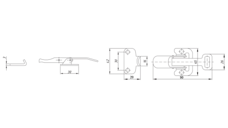 OLDALZÁR TÍPUS NAPA L