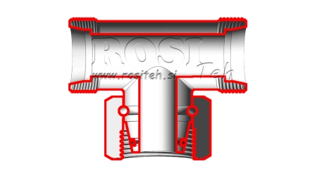 HIDRAVLIČNI T KOM S-14 Z VRTLJIVO MATICO CENTRALNO M22x1,5
