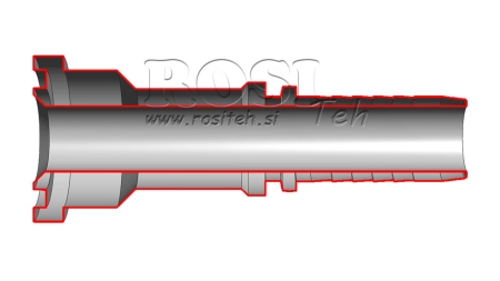 HYDRAULIC FITTING KOMATSU STRAIGHT DN16MM-FLANGE D5/8