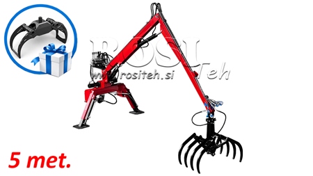 HIDRAULIKUS TRAKTOR RAKODÓ VILLÁ-VAL HUT 5m