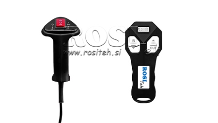 24 V ELEKTROMOS CSÖRLŐ RS-20000 - 9100 KG - ACÉLSODRONY KÖTÉL - ECO