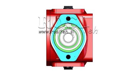 REDUKTOR - PREVODOVKA RT90 PRE HYDROMOTOR MP/MR pomer 3,1:1