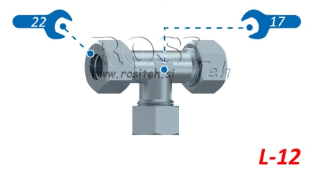 HIDRAULINIS T-KRANAS L-12 SU VERŽLE