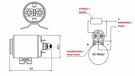ELEKTRINIS STARTERIS 24V