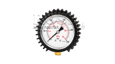 BESCHERMENDE RUBBER VOOR MANOMETER DN63 - ZWART