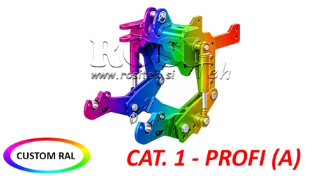 KIT UNIVERSEL HYDRAULIQUE FRONTAL ( AVANT) 01 EME CATEGORIE - PROFI AUTOMATIC POUR TRACTEUR 800 KG (RAL AU CHOIX)