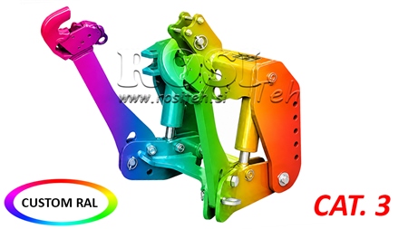 KIT UNIVERSEL HYDRAULIQUE FRONTAL ( AVANT) 3 EME CATEGORIE POUR TRACTEUR 2500 KG (RAL AU CHOIX)