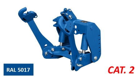 UNIVERZALNI KIT PREDNJA ČELNA HIDRAULIKA 2KAT ZA TRAKTOR 1500kg - PLAVA (RAL 5017)