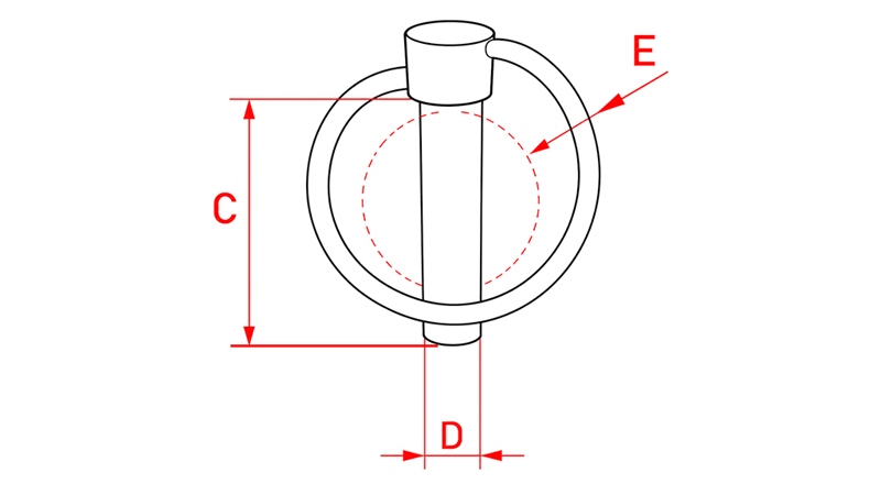 KLAPPSTECKER 10 mm (6 Stück)