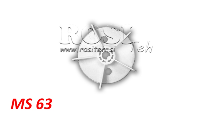 VENTILADOR DO MOTOR ELÉTRICO MS 63