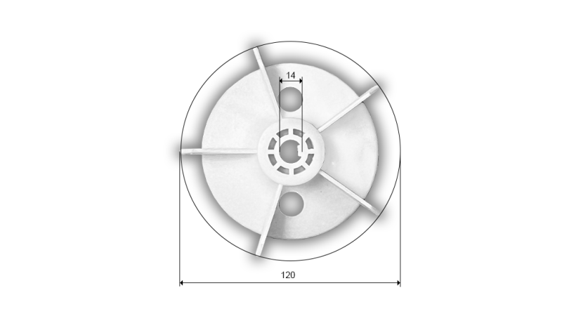ELEKTRISCHE MOTOR VENTILATOR MS 71