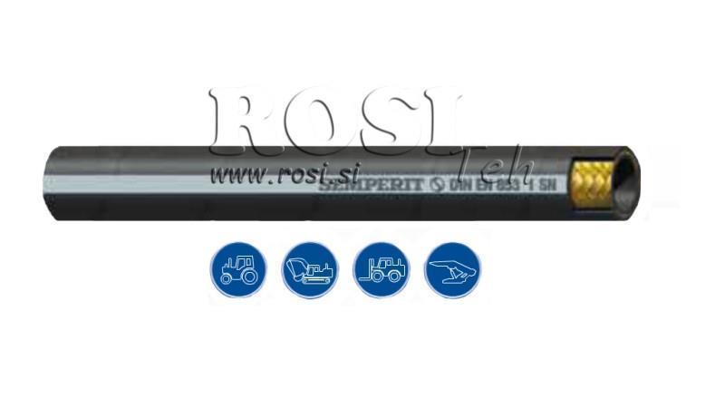 MANGUERA HIDRÁULICA DN6 1SN (1/4) 255BAR