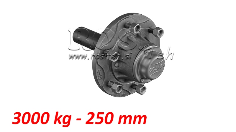HALF SHAFT 3000 KG LIT250 MM