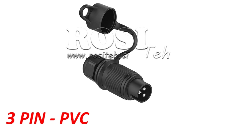 3 POLNI VTIKAČ PVC