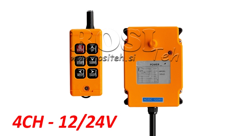 Радио управление 4CH - 12/24V