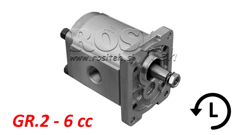 HYDRAULIKPUMPE GR.2 6 CC VENSTRE - GEWINDE