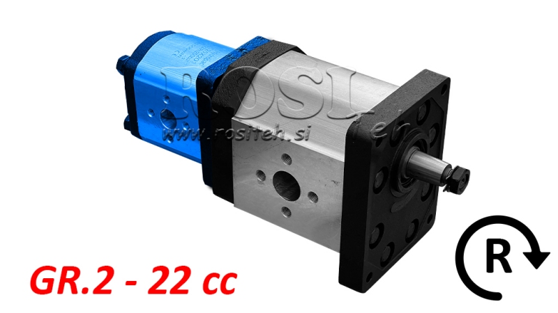HÜDRAULILINE PUMP 20C22X201 TEINE GR.2 22 CC PAREM