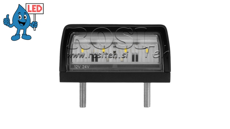 LICENSE PLATE LIGHT 12/24V - LED