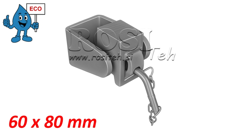 CARRIER VOOR KIPER KESONA VORKHEFTRUCK 60x80mm eco