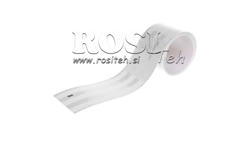 ATSPINDINTI JUOSTA 3M - BALTA - 1 METRAS