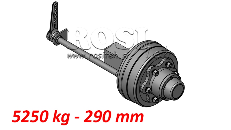 HALF-AS MET REMMEN 5.250 KG L.290 MM