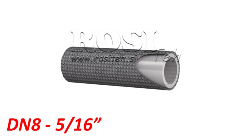 HLADKÁ HADICA ODOLNÁ VOČI TEPLU PTFE SAE100 R14 DN8 (5/16