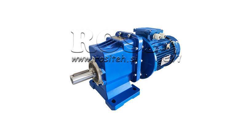 1Фаза 1.1kW-ЕЛЕКТРИЧЕСКИ МОТОР С ERC03 РЕДУКТОР MS90 54rpm