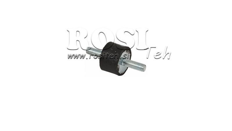 CYLINDRICAL VIBRATION DAMPER WITH SCREWS ON BOTH SIDES 8MA