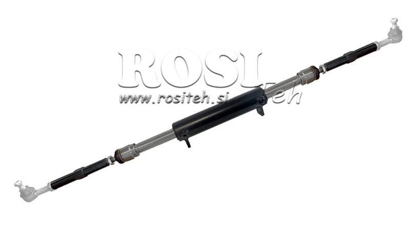 UNIVERSAL DOUBLE-SIDED HYDRAULIC POWER STEERING CYLINDER WITH BALL JOINT
