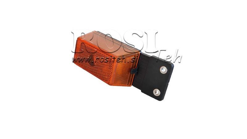 SQUARE SIDE LAMP FOR TRAILERS - ORANGE