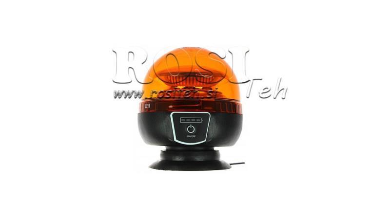 LAMPĂ MAGNETICĂ ROTATIVĂ LED - FUNCȚIONEAZĂ CU BATERII