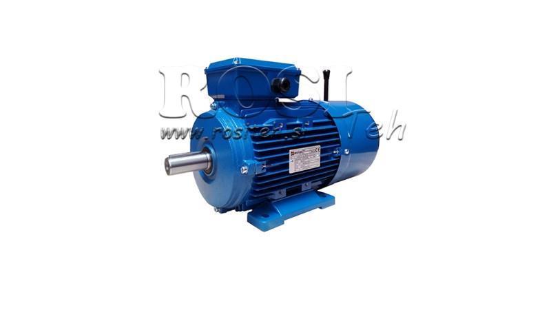 1,5kW-ELEKTRO MOTOR SA KOČNICOM MSH 90L1-4_1400okr 3Faz nogice-B3