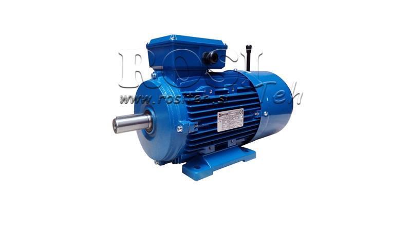 2,2kW-ELEKTROMOS MOTOR FÉKKEL MSH100L1-4_1420rpm 3Faz lábak-B3