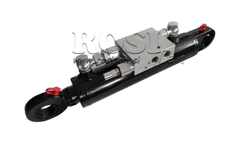 HYDRAULISCHER ZYLINDER 60/40-180 MIT DREHVENTIL - PFLUG FÜR BODEN