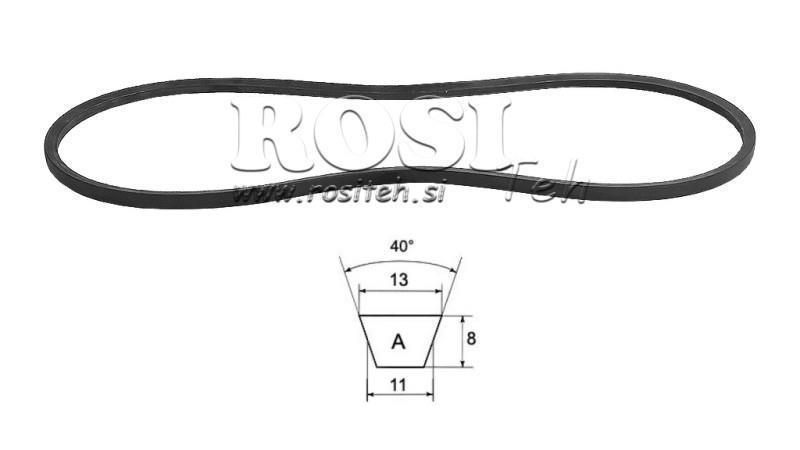 KLINOVÝ REMEŇ A107 -13mm dĺžka 2725mm