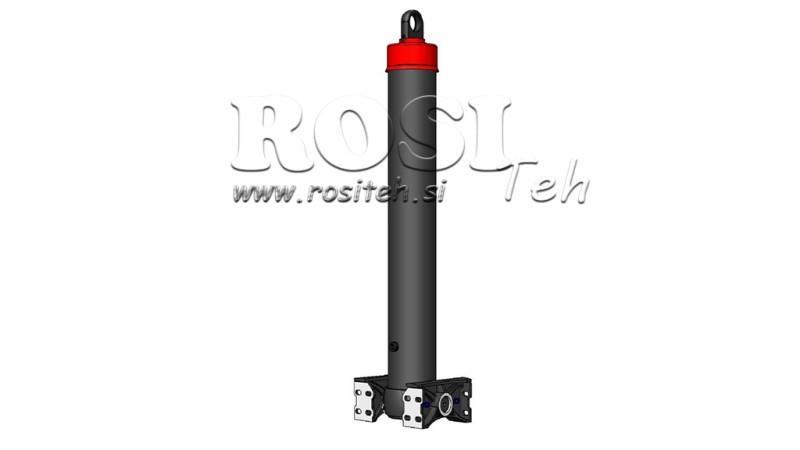 TELESCOPISCHE CYLINDER VOOR KIPTRAILER 5-traps SLAAG-7100mm 42Ton