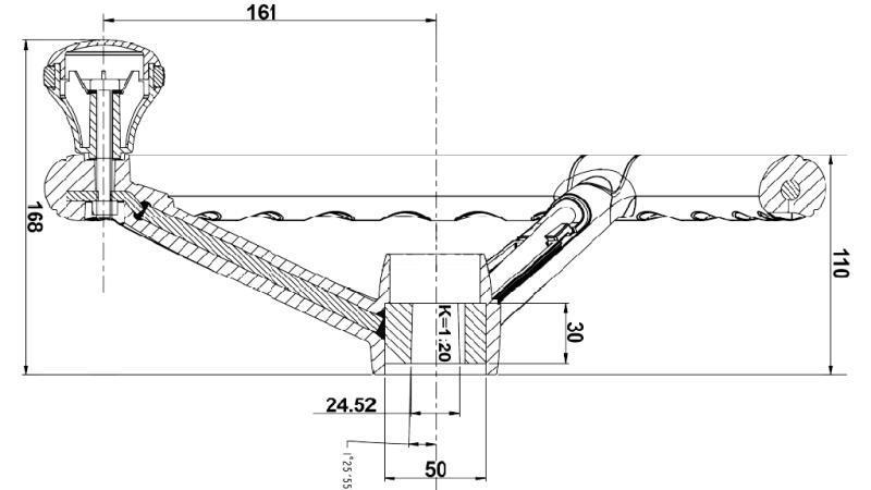DIÂMETRO DO VOLANTE 380 - h 110