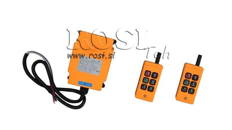 CONTROL REMOTO POR RADIO 4CH - 12/24V DUO